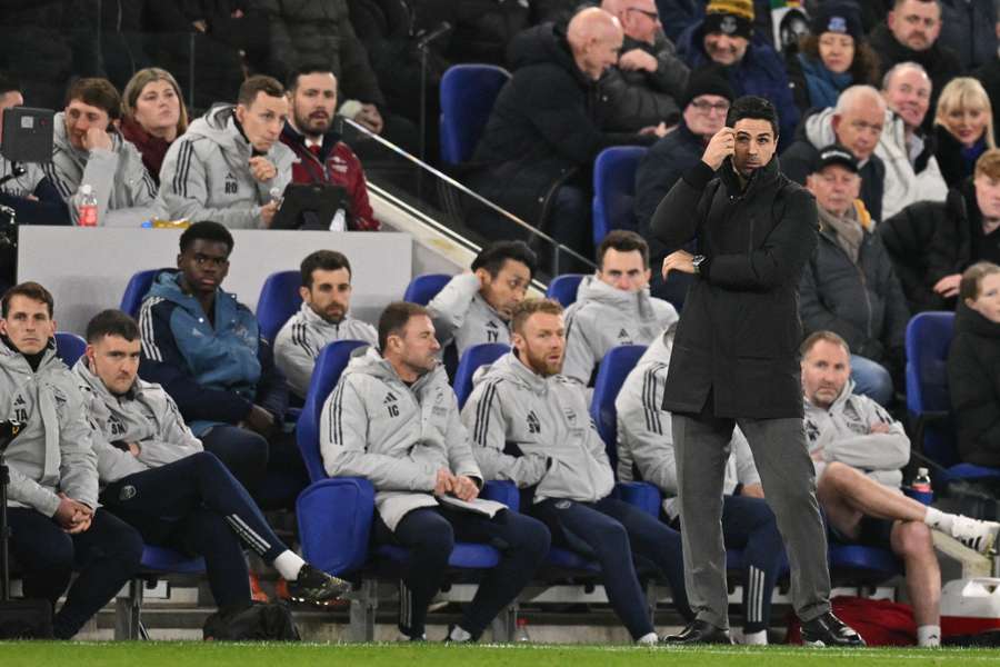 Arsenal secured top spot in the Premier League at Christmas