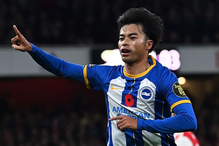 Brighton's Kaoru Mitoma has been in strong form