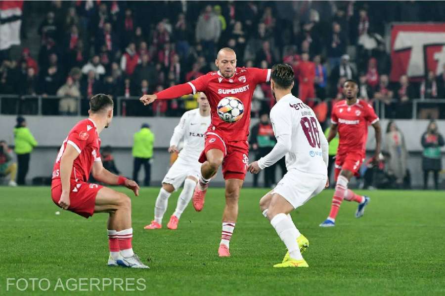 Dinamo și CFR Cluj au remizat, scor 1-1, pe Arena Națională