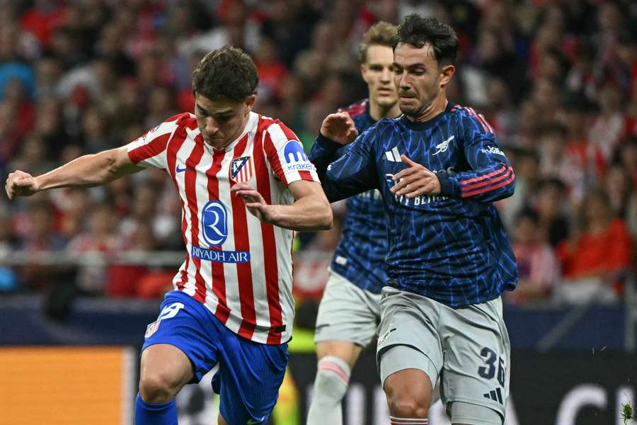 Atlético de Madrid e Arsenal fizeram um duelo equilibrado na capital espanhola