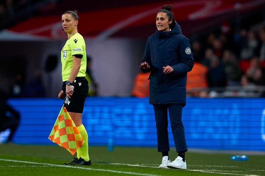 Montse Tomé, en Wembley.