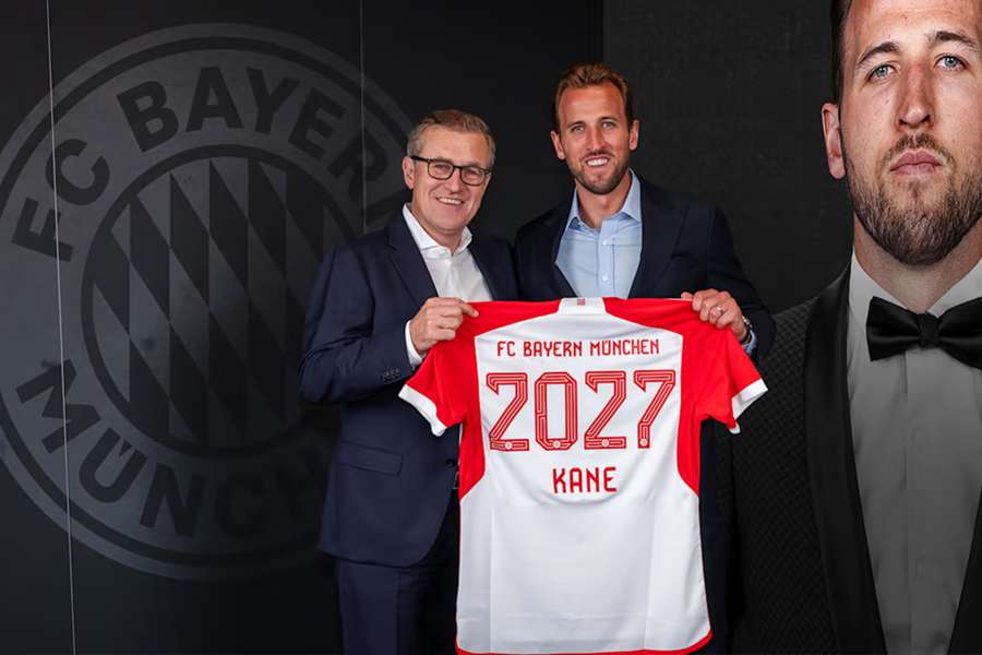 Harry Kane podpisuje kontrakt z FC Bayern do 2027 roku.