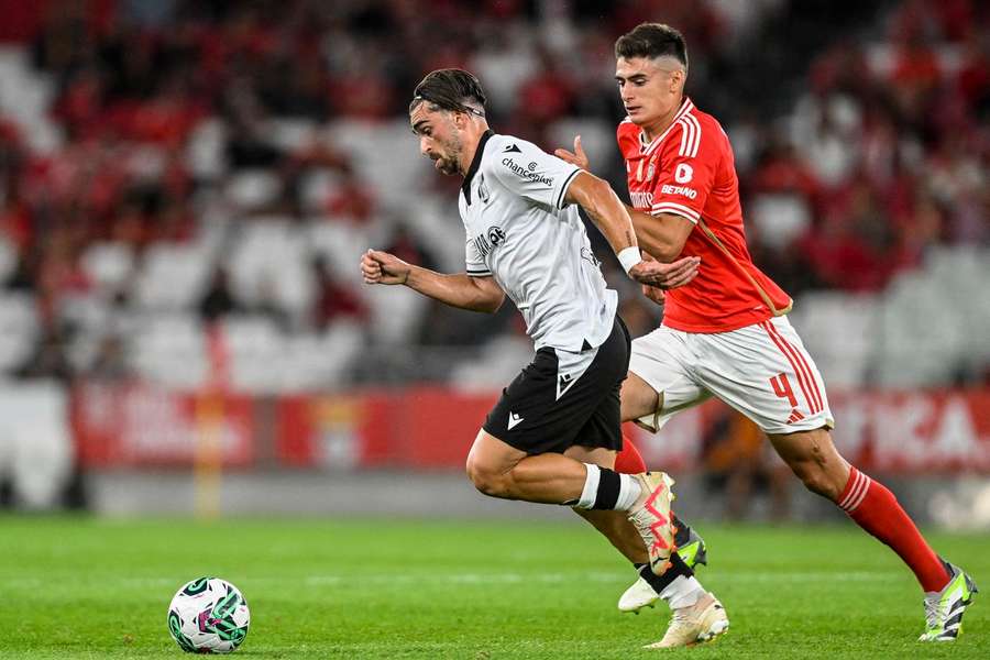 António Silva ao serviço do Benfica