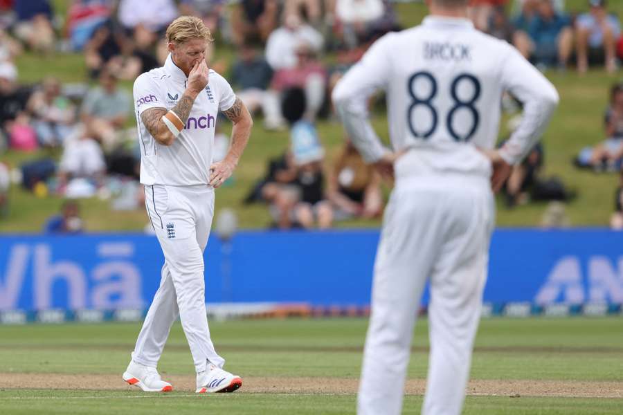 England captain Ben Stokes became 'emotional' when he had to leave the field with a recurrence of a hamstring injury