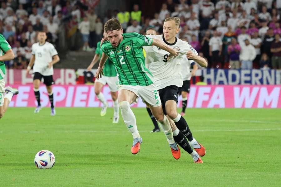 Northern Ireland were beaten by Germany in World Cup qualifying