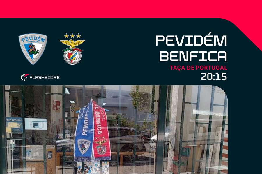 Tudo pronto para o Pevidém - Benfica