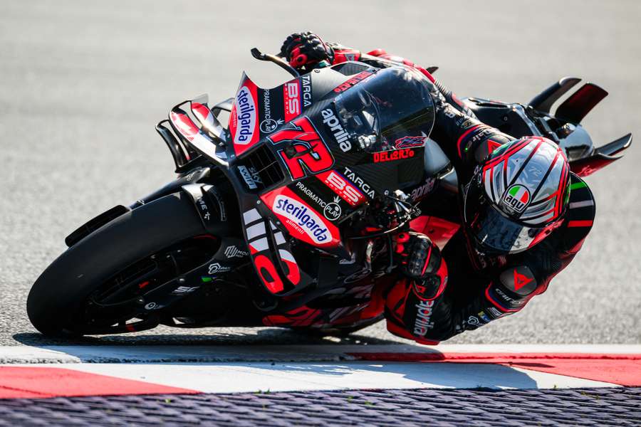 Marco Bezzecchi claimed his first pole position of the season