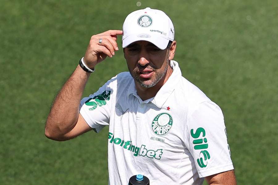 Abel Ferreira em treino do Palmeiras Abel Ferreira em treino do Palmeiras
