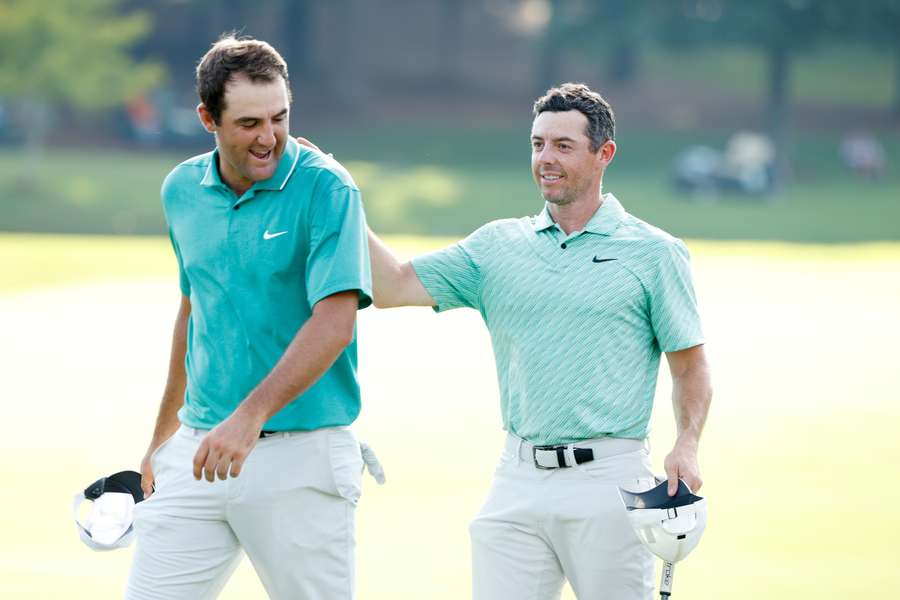 Scheffler (L) and McIlroy (R) are among those set to play in four more designated events in 2023