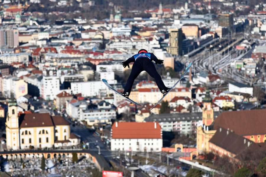 Philipp Raimund bei der Qualifikation in Innsbruck Philipp Raimund bei der Qualifikation in Innsbruck