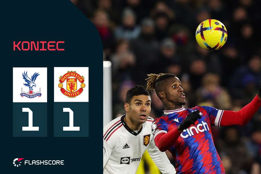 Manchester United remisuje z Crystal Palace, piękny gol Olise