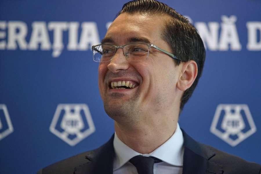 Răzvan Burleanu, presidente da Federação Romena de Futebol