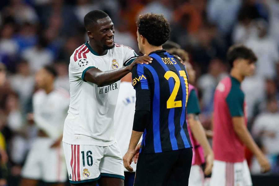 Konaté, durante un partido con el Real Madrid Konaté, durante un partido con el Real Madrid