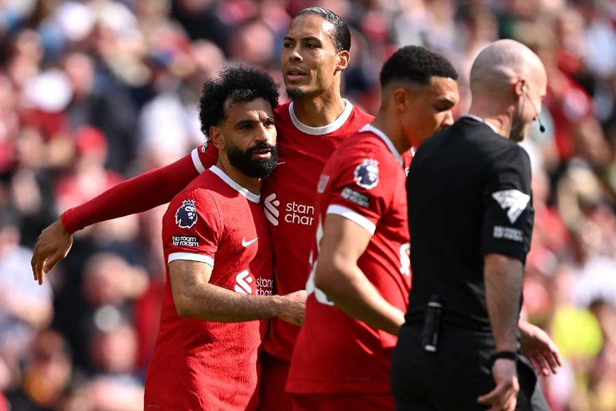 Salah abriu o caminho para a vitória do Liverpool
