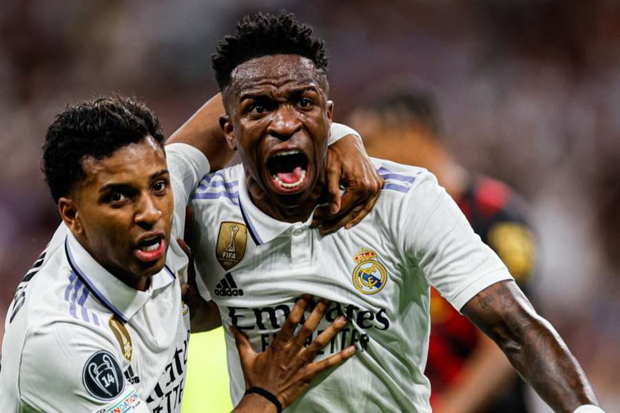 Vinícius Júnior marcou o gol do Real Madrid no empate