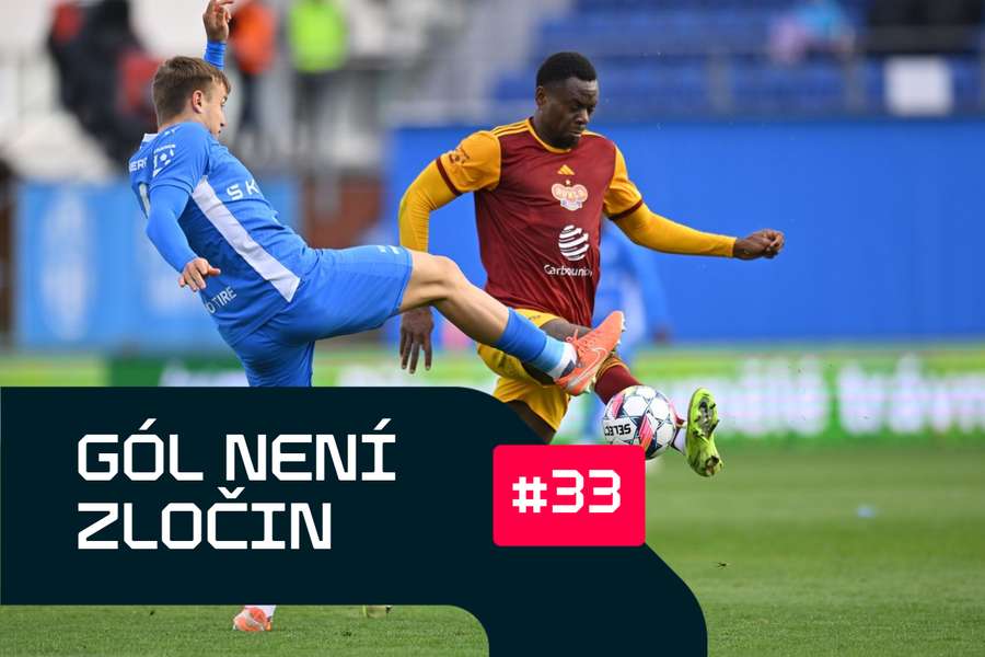 Kevin-Prince Milla v zápase v Mladé Boleslavi.