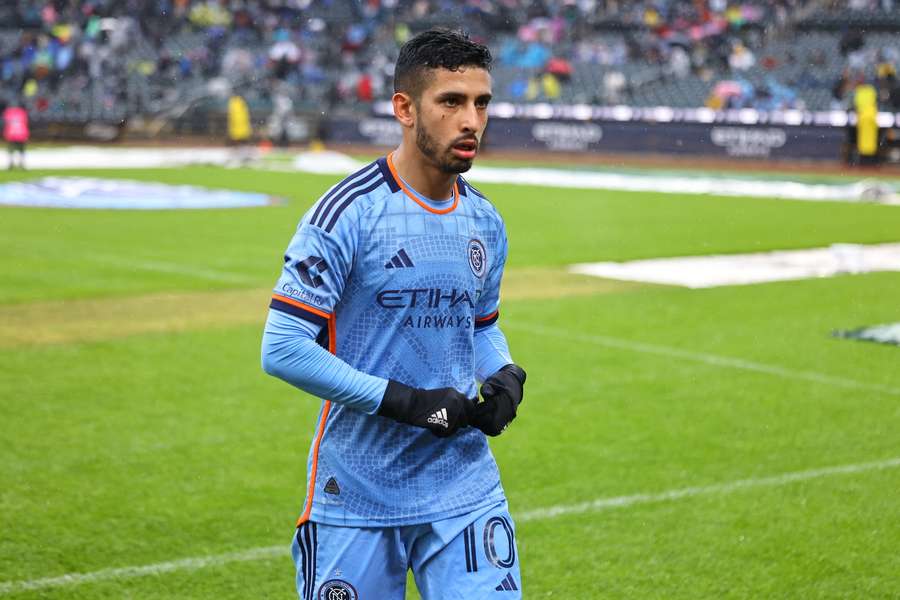 Santiago Rodríguez em ação pelo New York City na MLS
