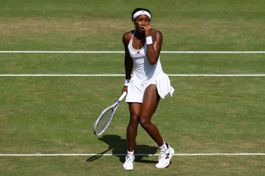 Coco Gauff tente d'adoucir la note. Coco Gauff tente d'adoucir la note.