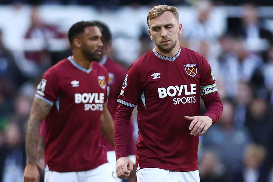 Jarrod Bowen, del West Ham United, luce abatido Jarrod Bowen, del West Ham United, luce abatido