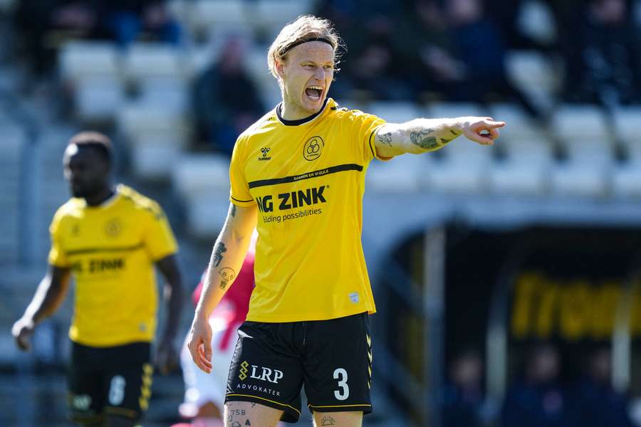 Magnus Jensen har været i AC Horsens siden 2019. Her er det indtil videre blevet til 69 kampe og 14 scoringer.