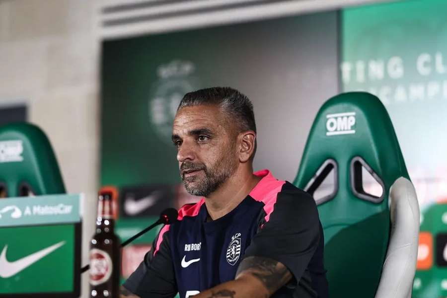 Rui Borges, treinador do Sporting