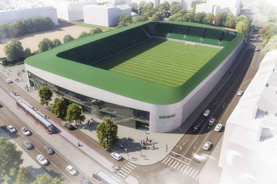 Vršovický klub představil novou podobu stadionu Bohemians po rekonstrukci.