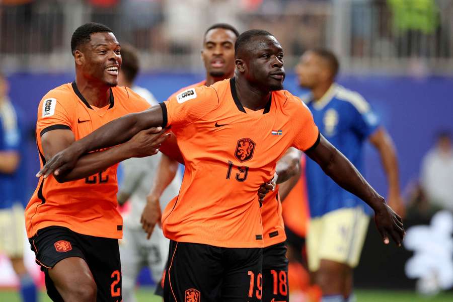 Brian Brobbey nach seinem Treffer zum 1:0.