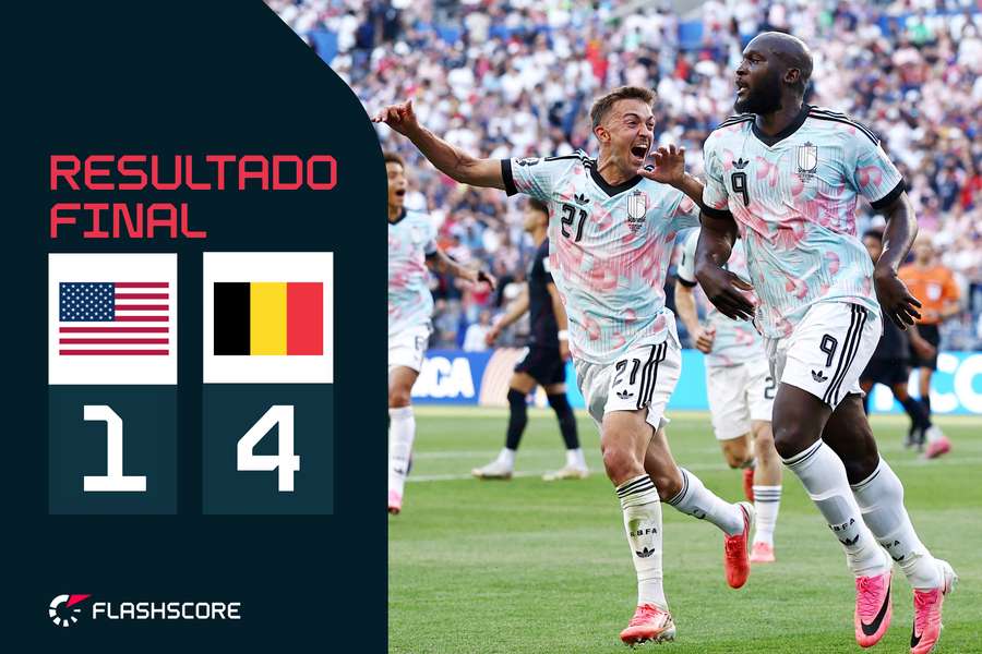 Lukaku fechou a contagem para a Nélgica Lukaku fechou a contagem para a Nélgica