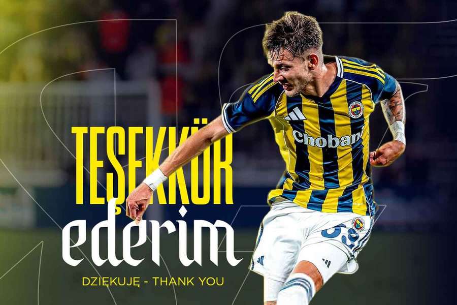 Sebastian Szymański pożegnał się z kibicami Fenerbahce, czekamy na prezentację w Rennes Sebastian Szymański pożegnał się z kibicami Fenerbahce, czekamy na prezentację w Rennes