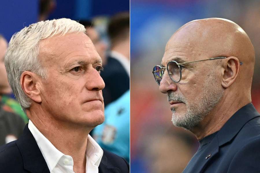 Didier Deschamps und Luis de la Fuente tragen am Dienstagabend auch ein Duell der Systeme aus.