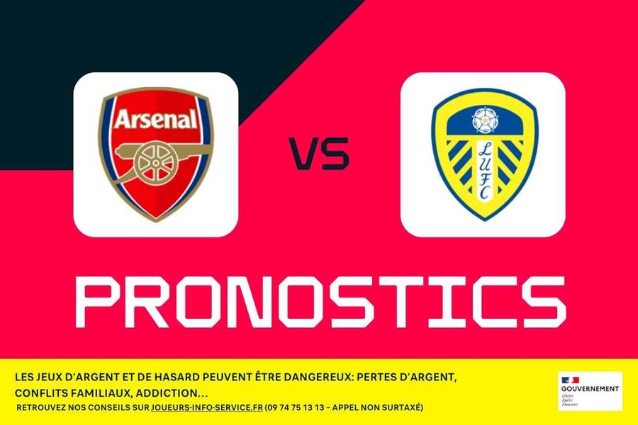 Arsenal - Leeds : Pronostics, meilleurs paris et cotes (Premier League)