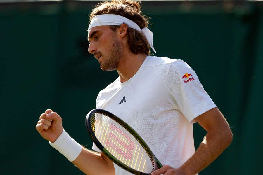 Stefanos Tsitsipas is up against both the player and the crowd on Centre Court during the evening session