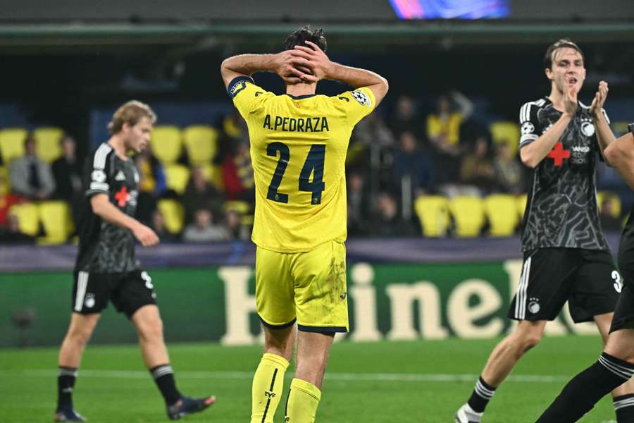 Pedraza, jugador del Villarreal Pedraza, jugador del Villarreal