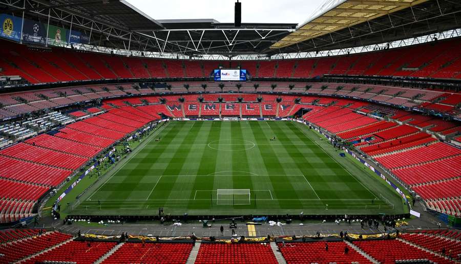 Empty Stadium Wembley Empty Stadium Wembley