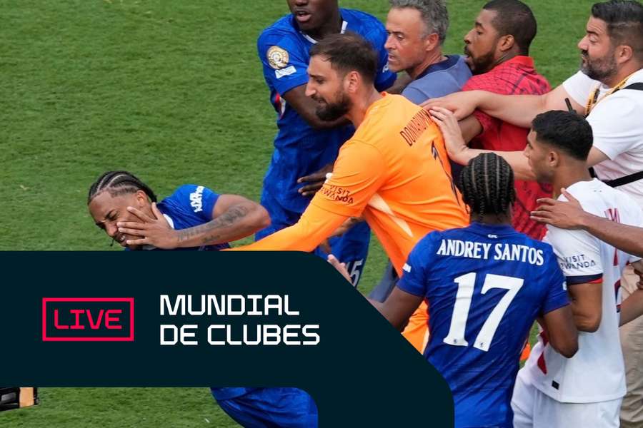 Luis Enrique agrediu João Pedro no final do jogo