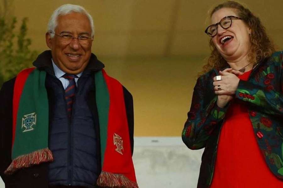 António Costa esteve no Forsyth Barr Stadium para ver a estreia de Portugal no Mundial