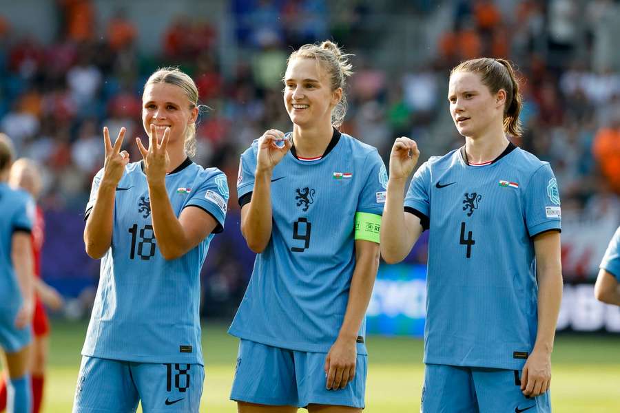 Kerstin Casparij, Vivianne Miedema, and Veerle Buurman are all nominated for awards