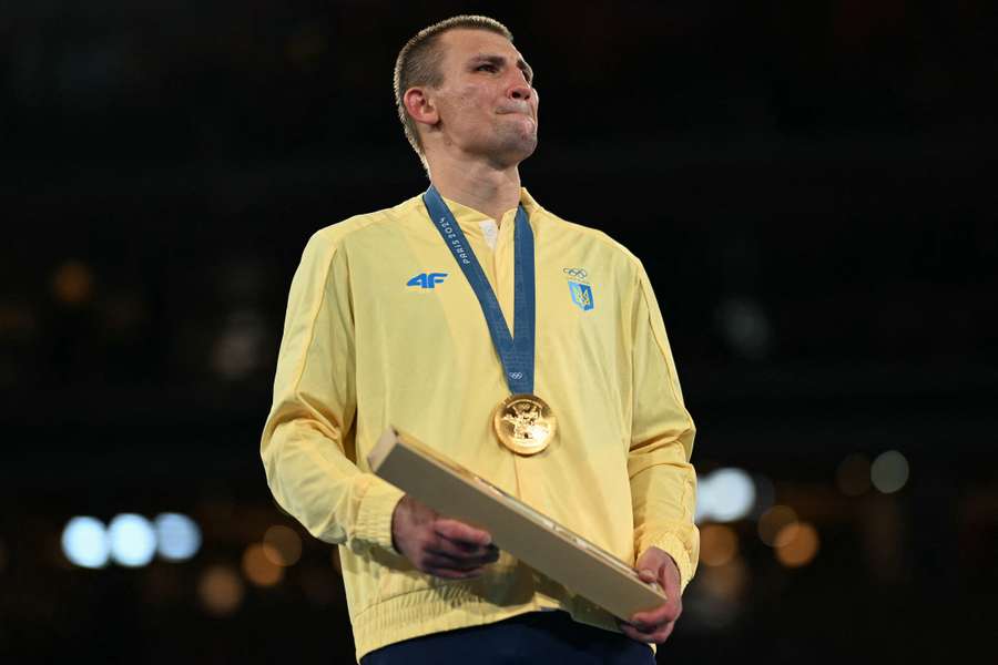 Oleksandr Khyzhniak conquistou o ouro em Paris