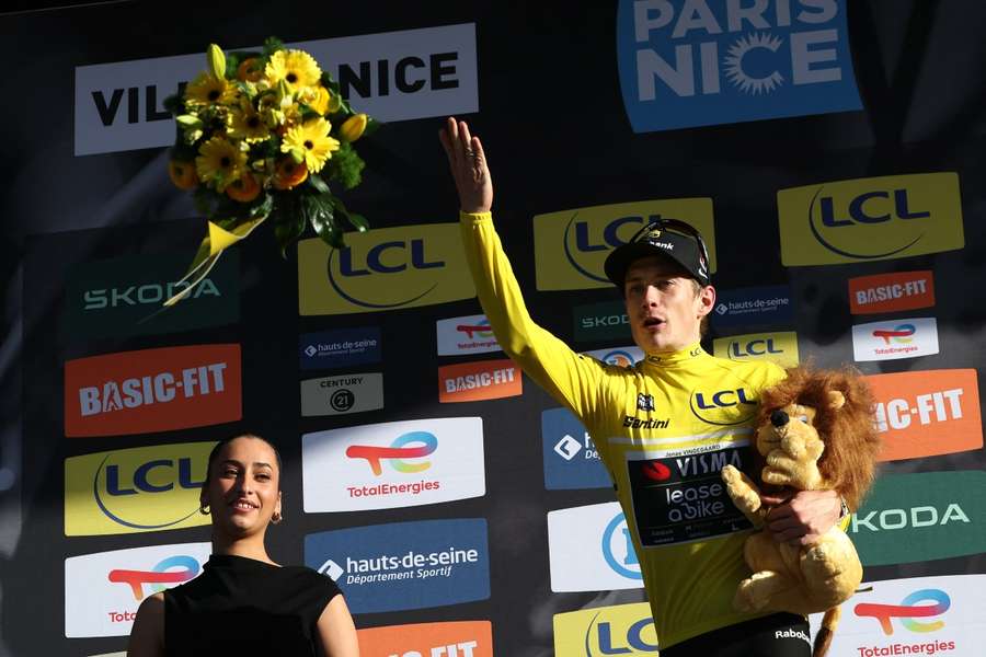 Jonas Vingegaard, tras ganar la París-Niza
