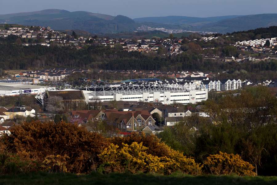 Le stade de Swansea.