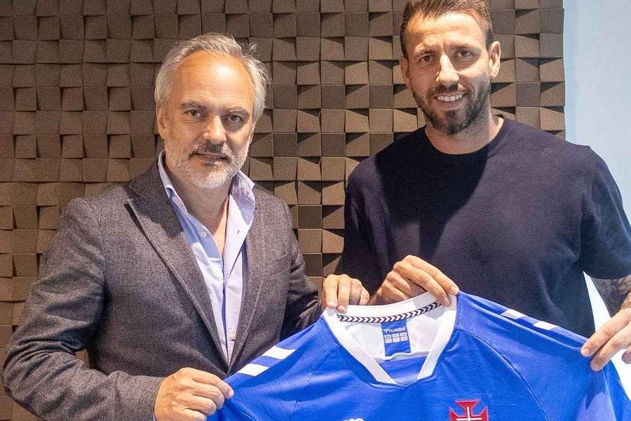 Patrick Morais de Carvalho com Gonçalo Brandão