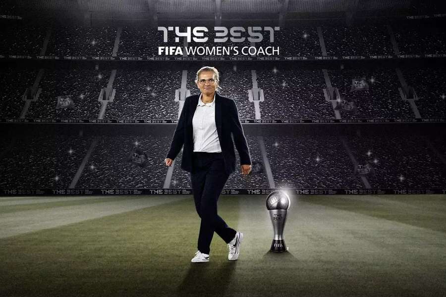 Sarina Wiegman recebeu prémio 'The Best' de melhor treinadora em 2023