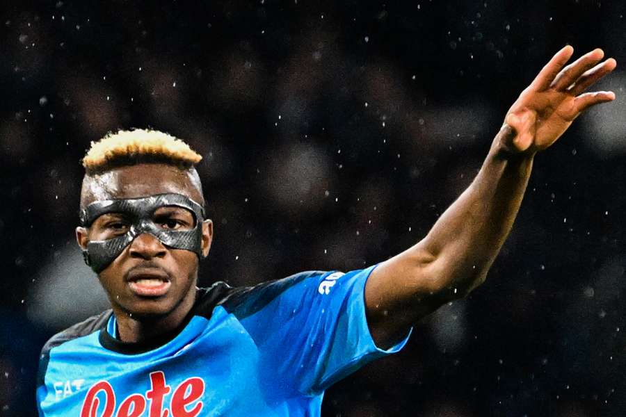 Victor Osimhen is expected to be back or Napoli in the Champions League this week