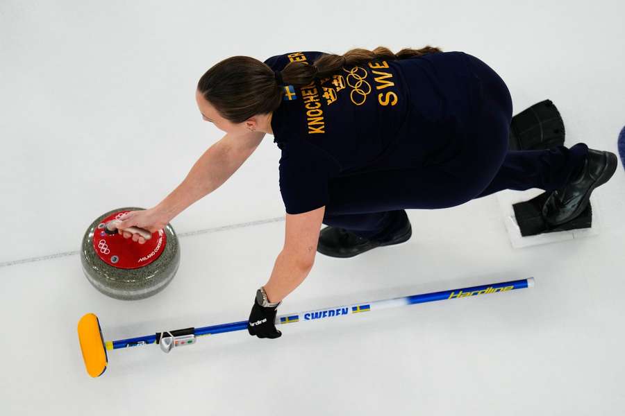 Sweden's Agnes Knochenhauer in action