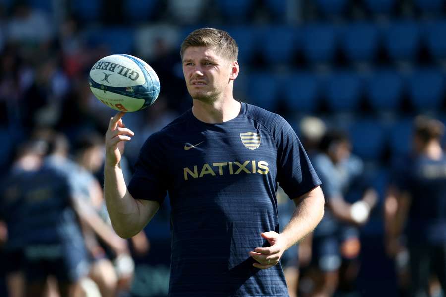 Racing92's English fly-half Owen Farrell 