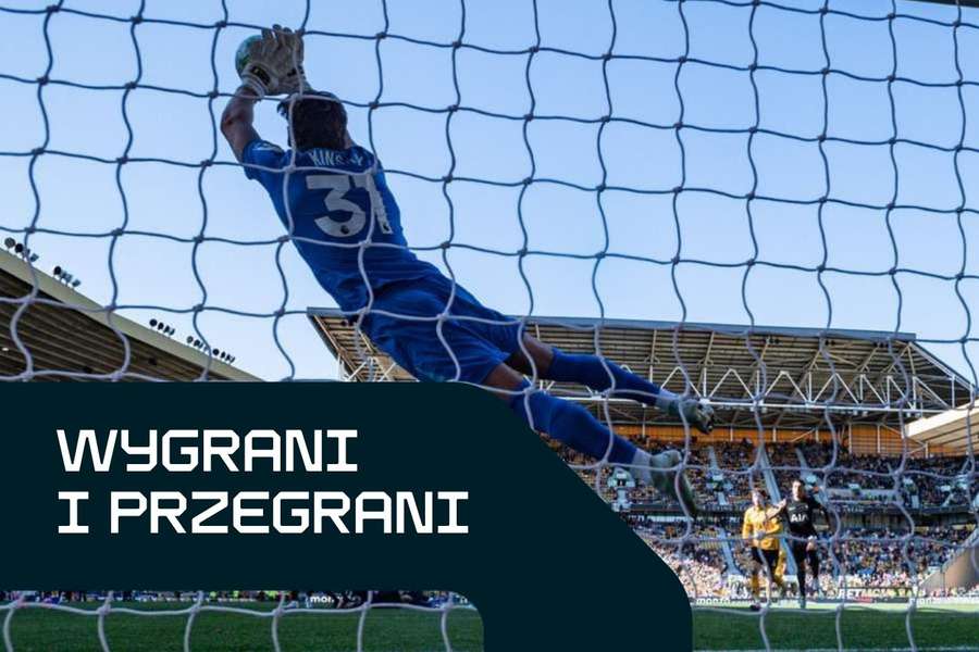 Antonín Kinský w meczu Wilki - Tottenham.