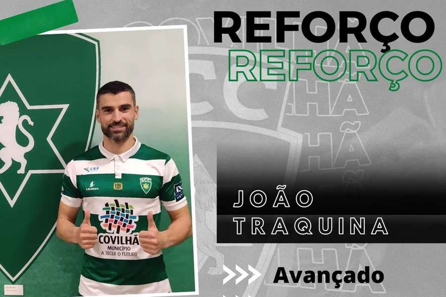 Traquina regressa a um clube onde esteve em 2014/2015 e 2015/2016