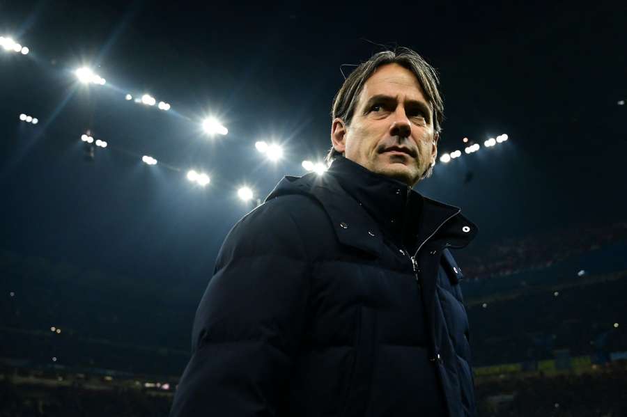 Simone Inzaghi prima di Inter-Monaco