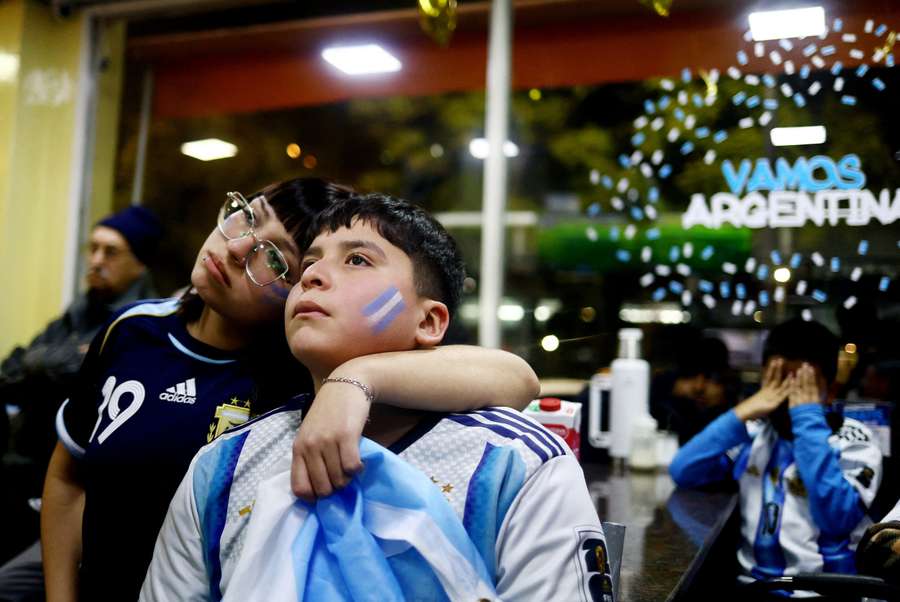 Argentina fans look dejected in Buenos Aires after their side lose the FIFA World Cup final against Spain Argentina fans look dejected in Buenos Aires after their side lose the FIFA World Cup final against Spain