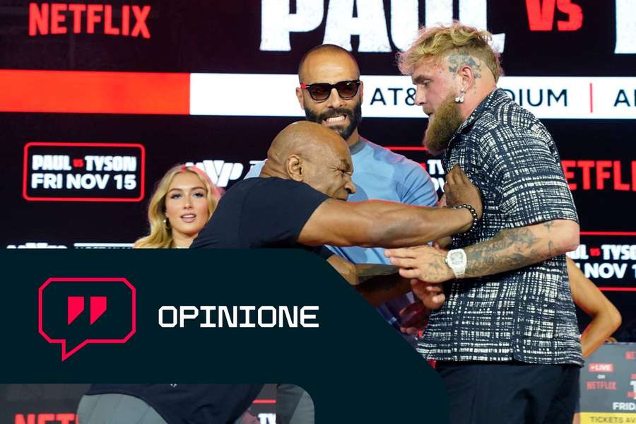 Mike Tyson duwt Jake Paul bij overgave